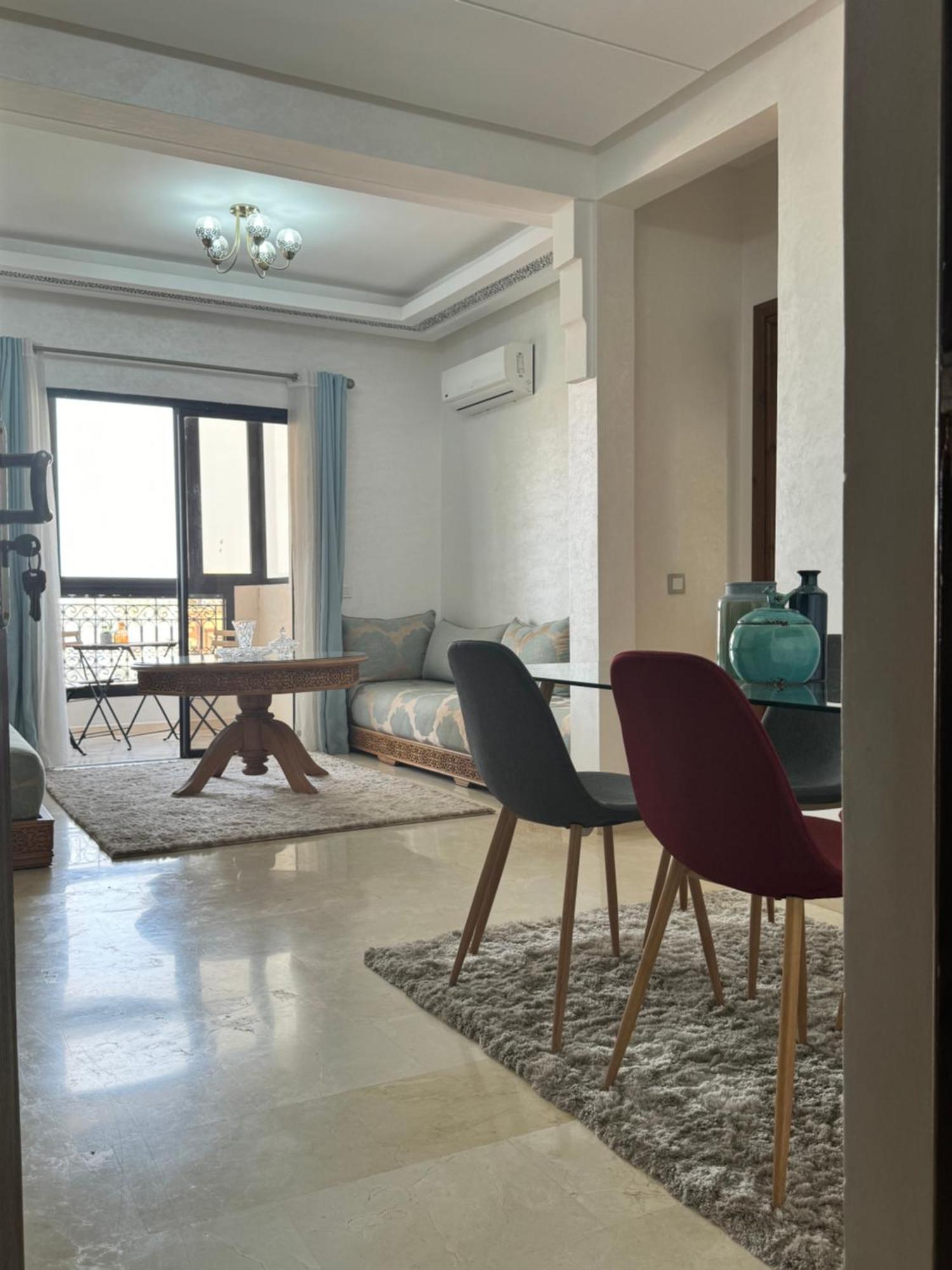 Appartement Malak - Residence Avec Piscine, Wifi, Gardien H24 Marrakesh Extérieur photo